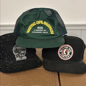 Brixton Green and Black Hat Collection